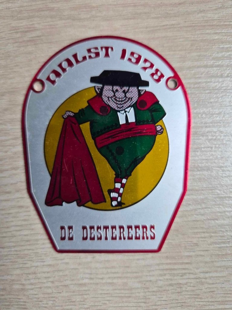 Carnaval medaille Aalst De Destereers 1978, Ophalen of Verzenden