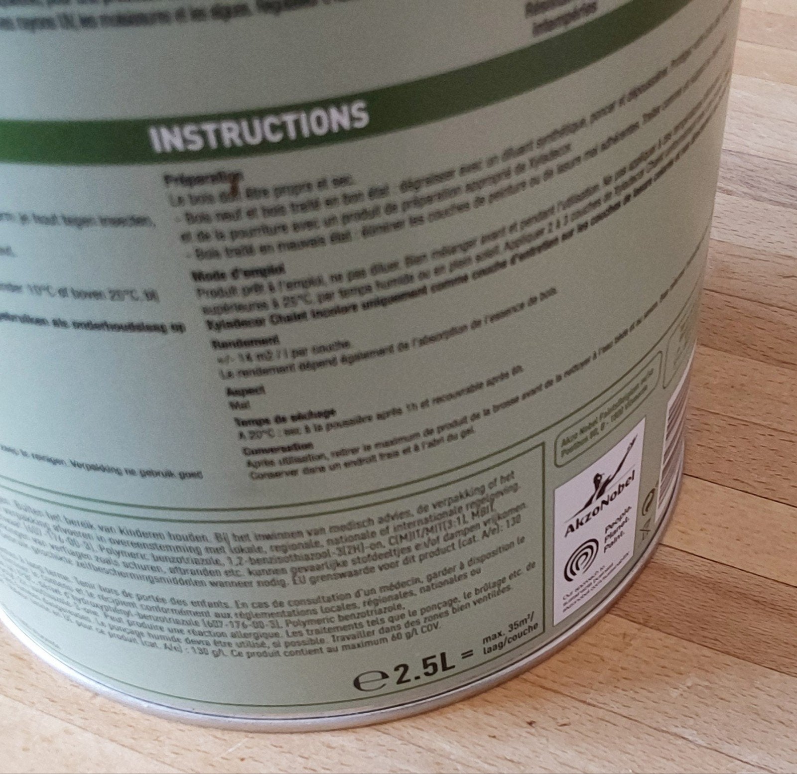 La lasure bois chalet 2,5l chêne clair MAT Xyladecor NEUF, Neuf, Moins de 5 litres, Enlèvement ou Envoi, Beige