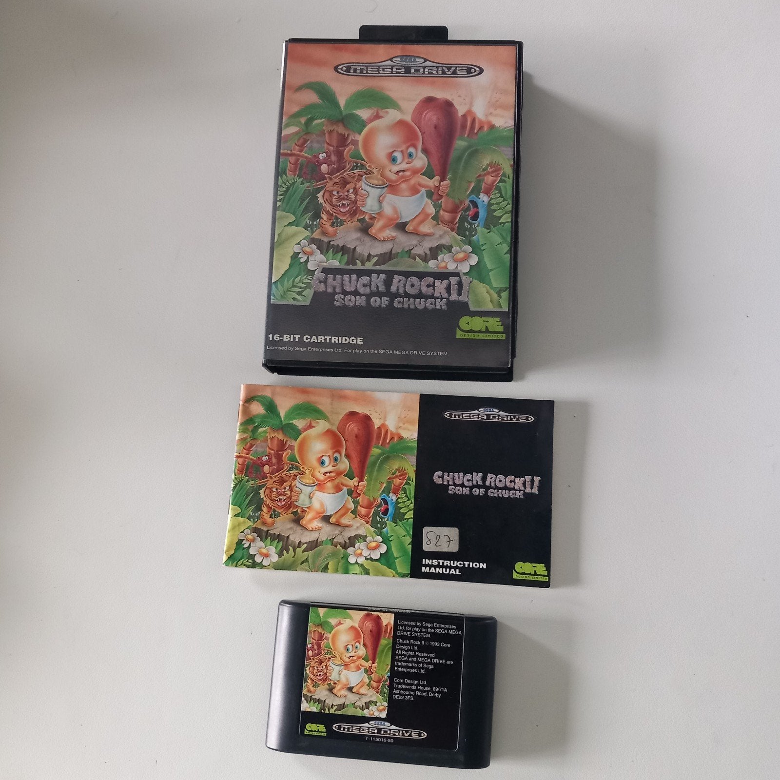 Chuck Rock 2"Son of Chuck"Sega Mega Drive pal, Games en Spelcomputers, Games | Sega, Ophalen of Verzenden, Mega Drive