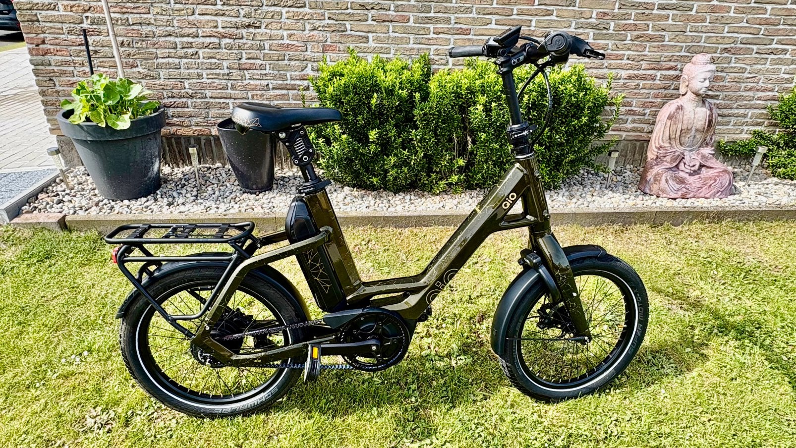 Qio compacte fiets met enviolo en 535 w, Caravanes & Camping, Camping-car Accessoires, Comme neuf, Enlèvement