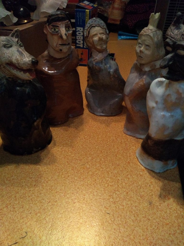 Keramieken poppen, Antiek en Kunst, Ophalen