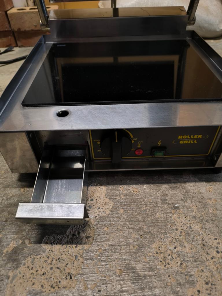 Grill panini Rainures Haut - Lisse Bas Roller Grill, Enlèvement