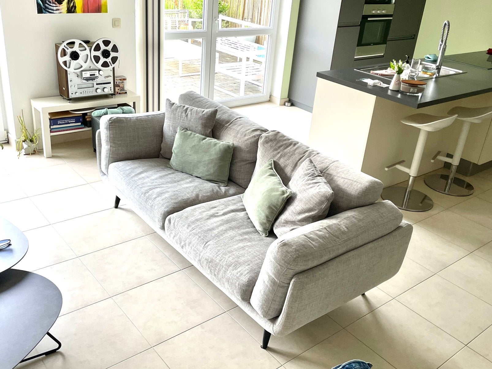Canapé JUNTOO, Maison & Meubles, Ameublement | Revêtements de sol, Comme neuf, Gris, Enlèvement