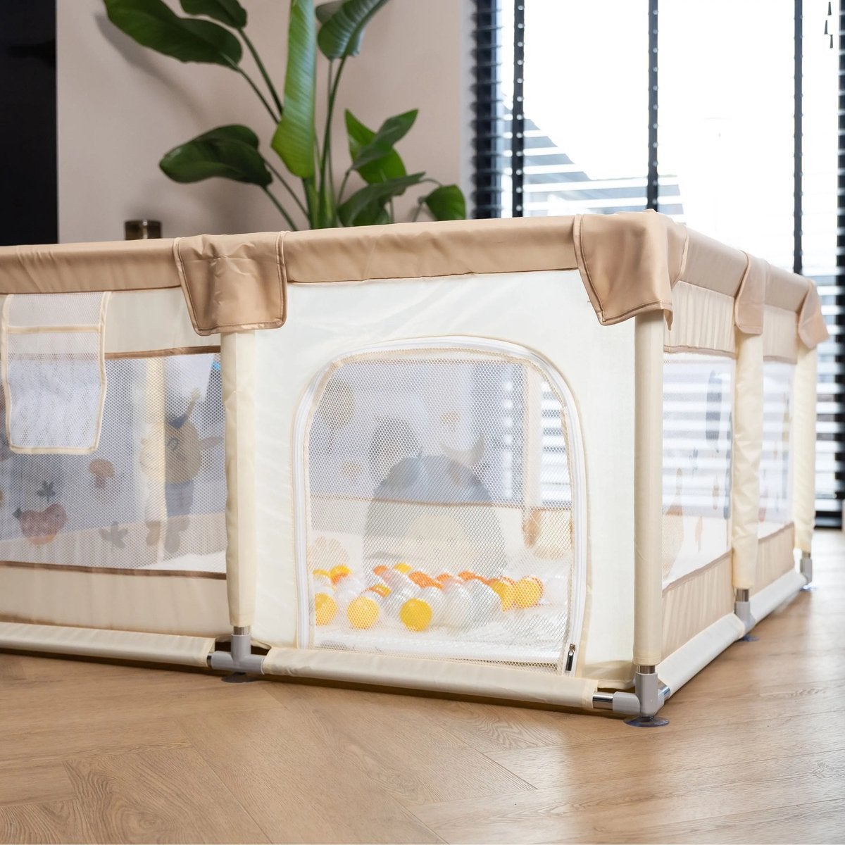 Baby Ground Box - Baby Box - Play Box - Box pour enfants, Enfants & Bébés, Enlèvement, Comme neuf, Carré