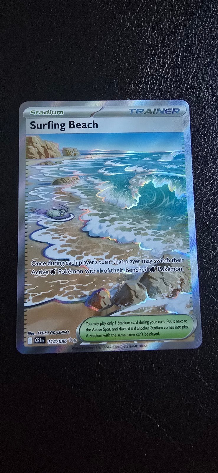 Pokemon card Surfing Beach Chaos Rising, Ophalen