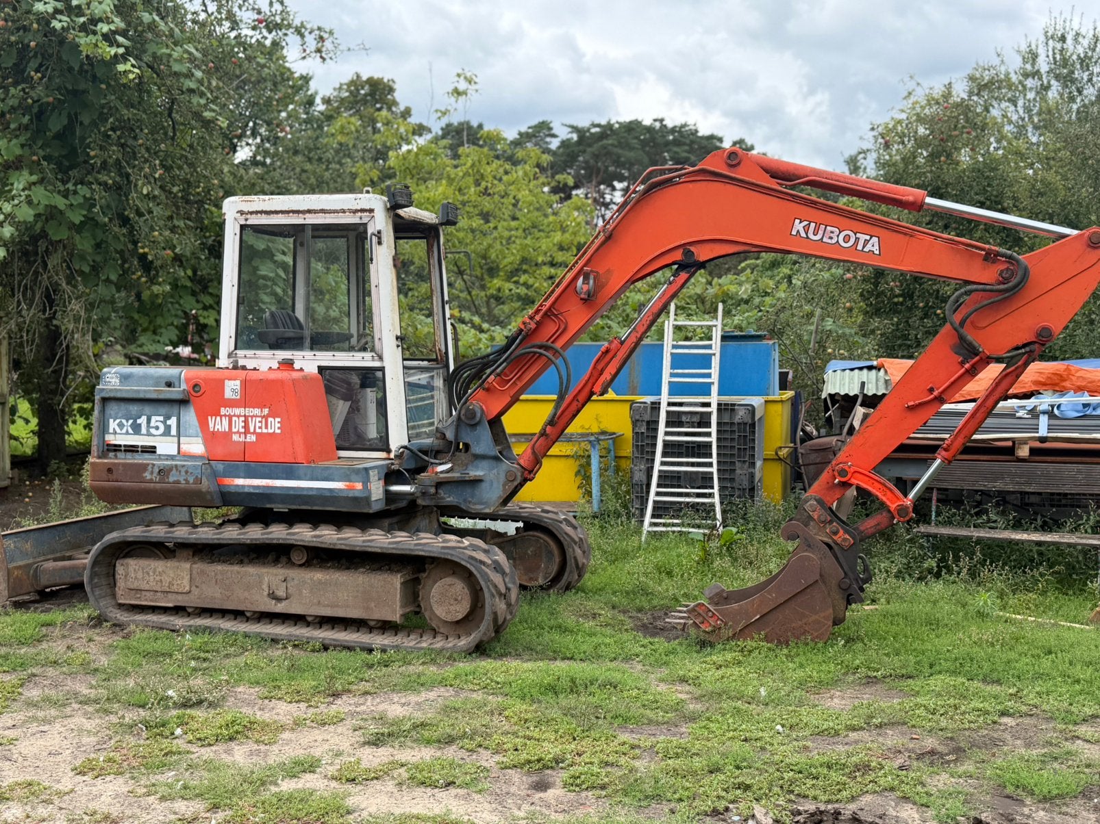 Kubota KX151- 5 ton – sterke en goed werkende kraan, Enlèvement, Excavatrice