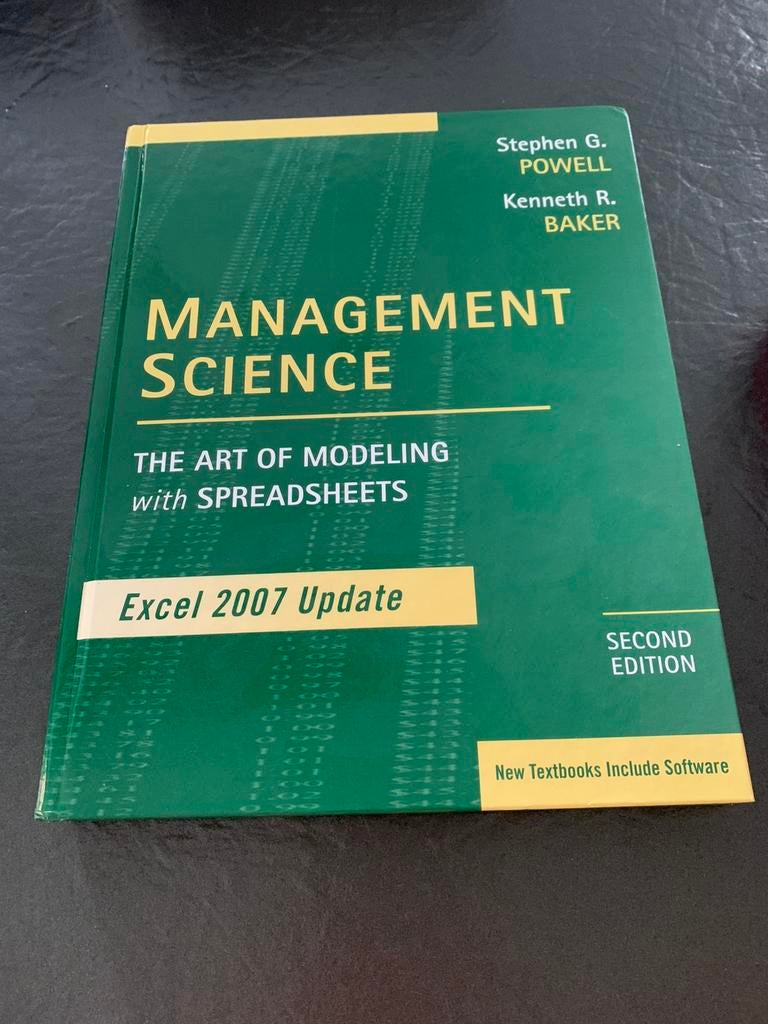 Management science, Boeken, Informatica en Computer, Ophalen, Gelezen, Programmeertaal of Theorie