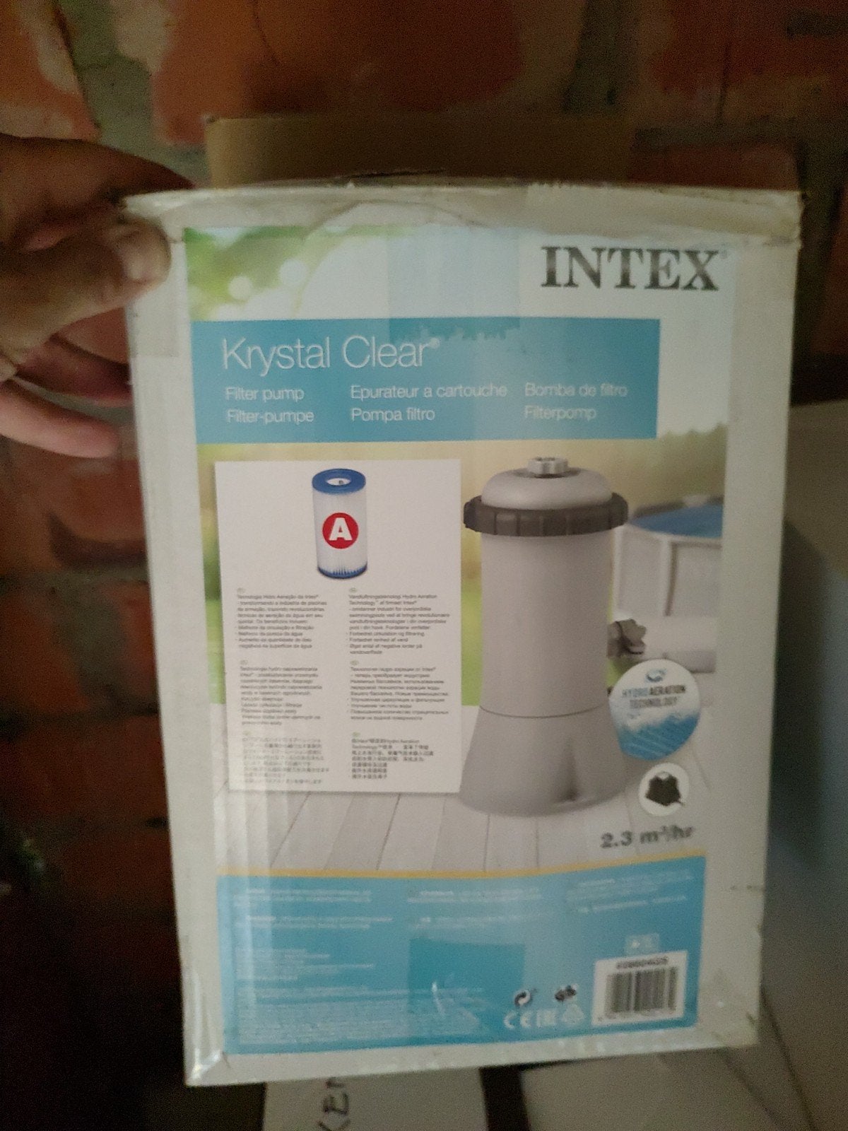 Intex zwembad pomp A patroon, Tuin en Terras, Ophalen, Nieuw, Filter