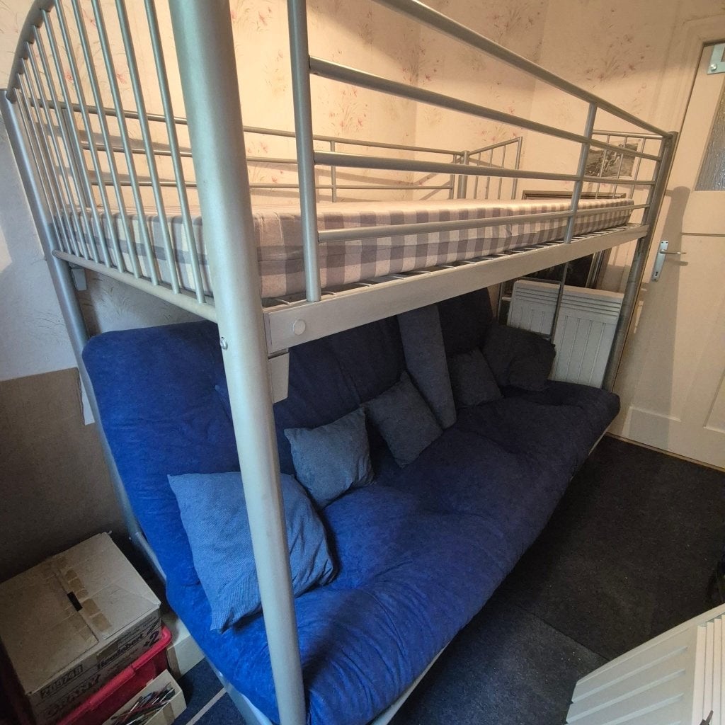 Stapelbed voor 2 of 3 personen, Huis en Inrichting, Ophalen, Tweepersoons, 140 cm, Zo goed als nieuw