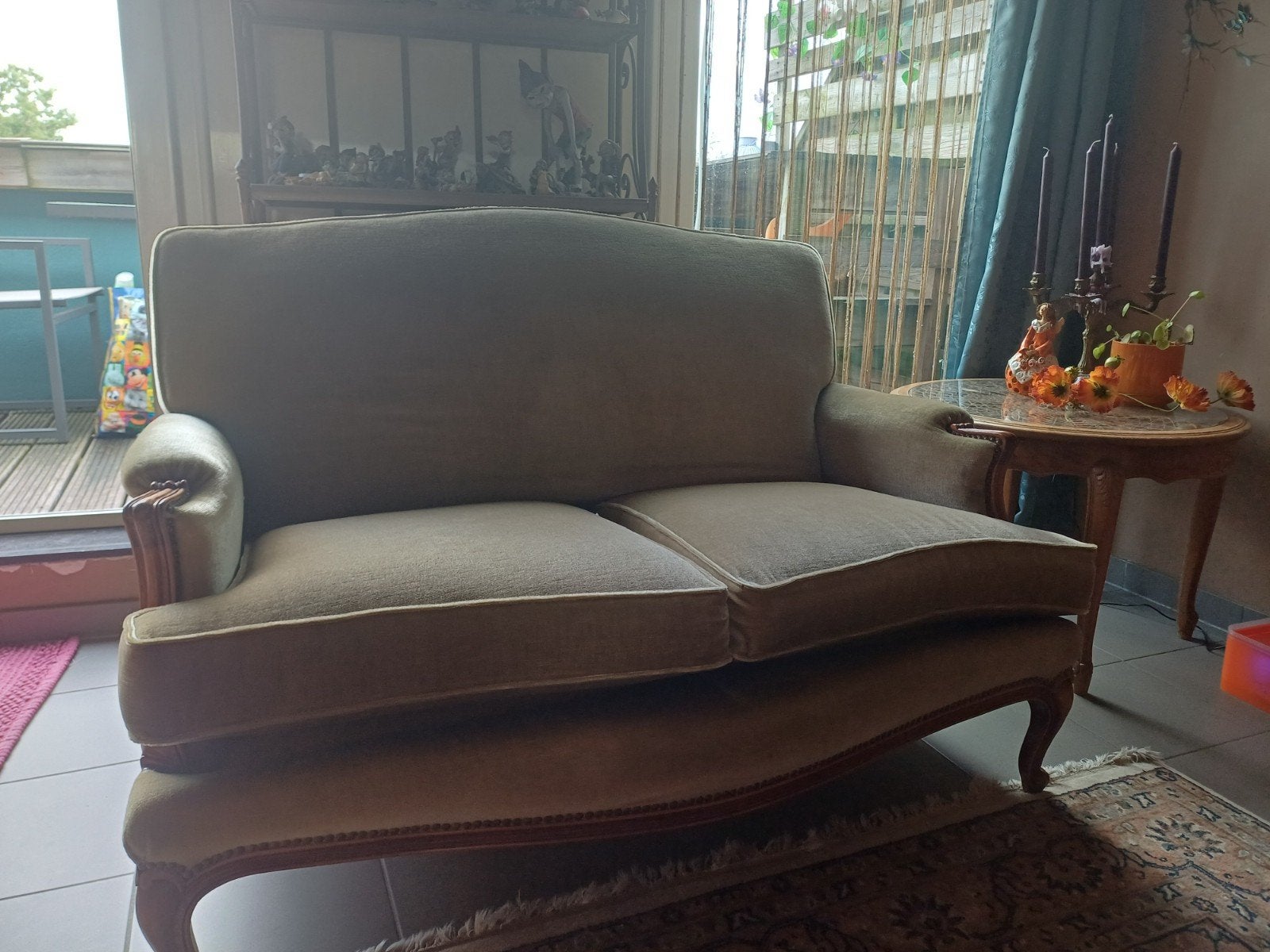 vintage zetel, Huis en Inrichting, Zetels | Zetels en Chaises Longues, Ophalen