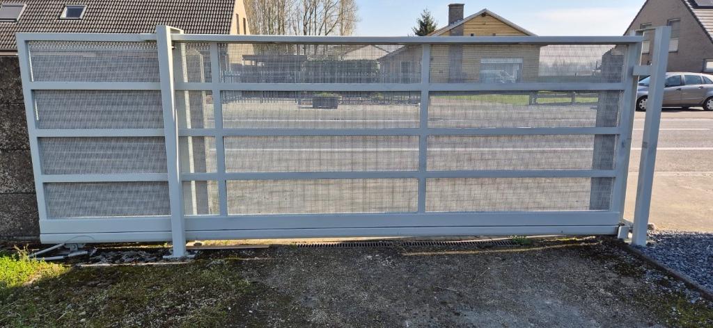 professioneel hek, Jardin & Terrasse, Portes de jardin, 200 cm ou plus, Enlèvement, Utilisé, 100 à 150 cm