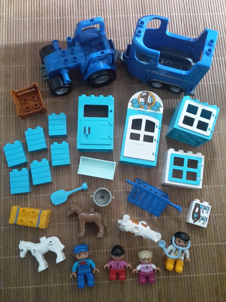 Mooie Duplo manège set met allerlei, 26 stuks, als nieuw, Overige thema's, Ophalen of Verzenden, Zo goed als nieuw, Duplo