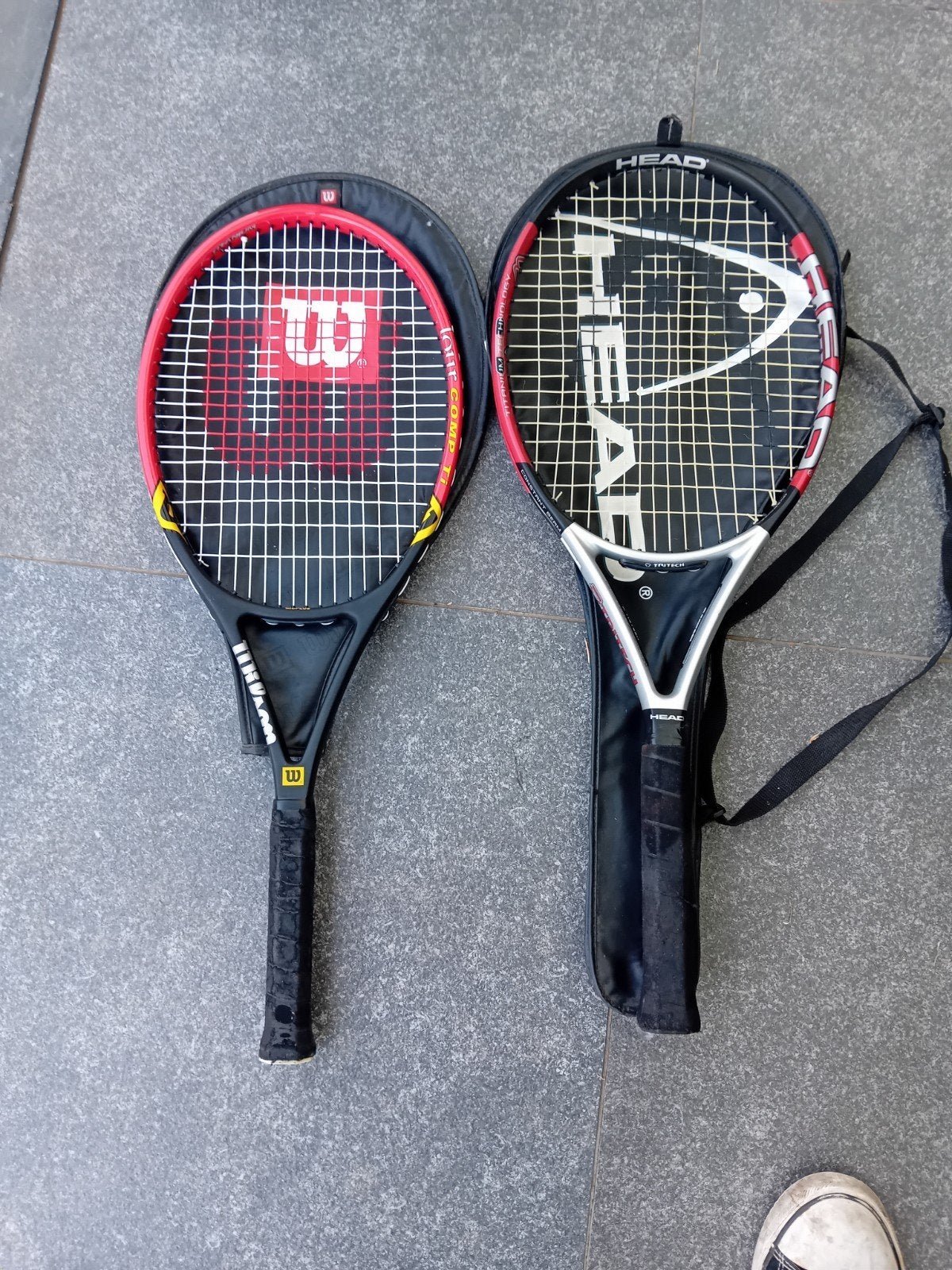 tennis raket, Ophalen, Gebruikt