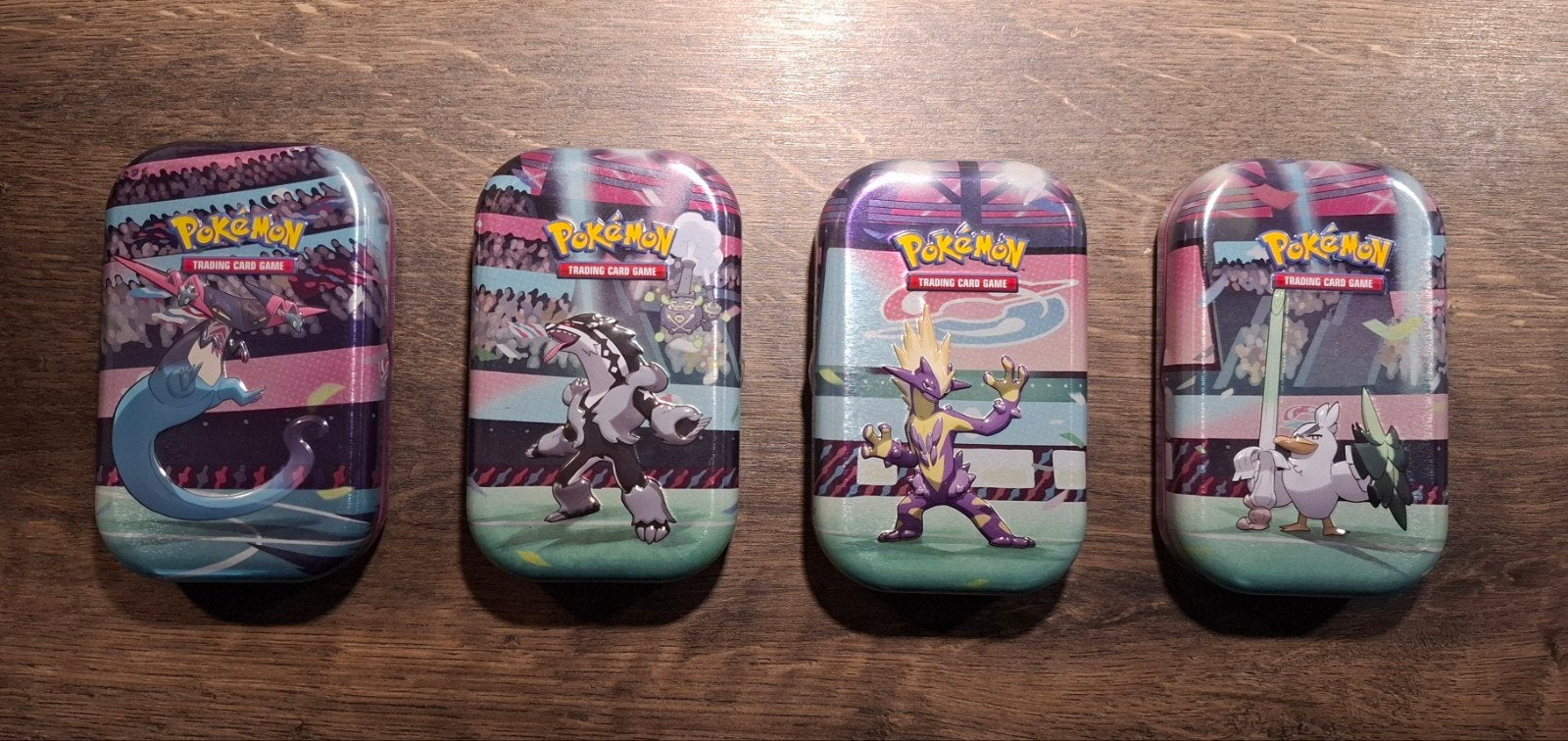 Mini-tin gevuld met 70 pokemon kaarten, Ophalen of Verzenden