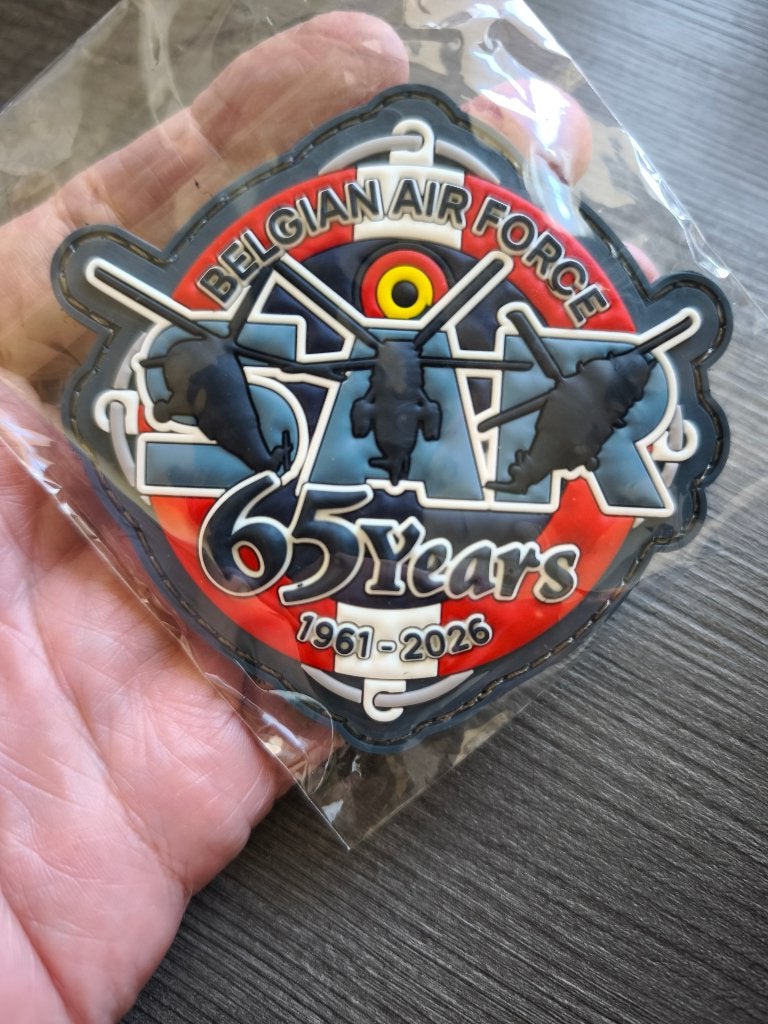 BAF/Belgian Navy 65 years SAR Koksijde 2026, Enlèvement ou Envoi, Armée de l'air, Emblème ou Badge