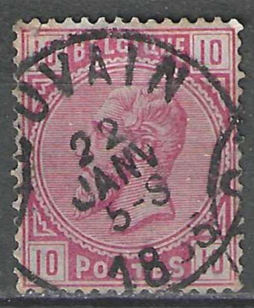Belgique 1883 - Yvert/OBP 38 - Léopold II (ST), Timbres & Monnaies, Timbres | Europe | Belgique, Envoi, Affranchi, Oblitéré