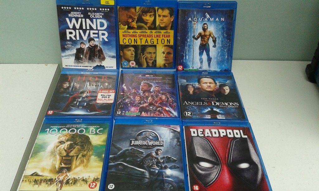 bleu ray dvd s, Ophalen, Zo goed als nieuw, Nederlands