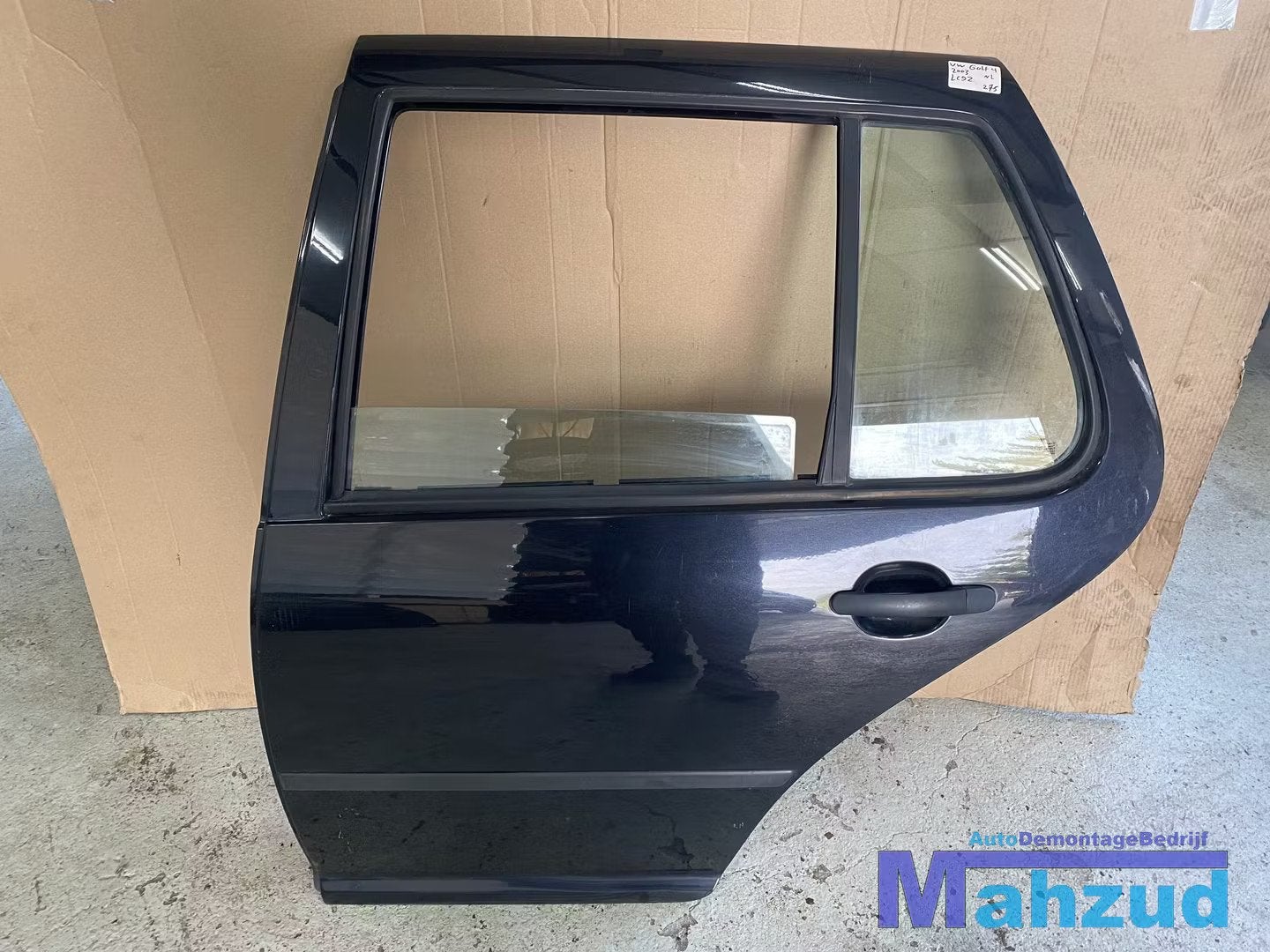 VW GOLF 4 Zwart LC9Z Links achter deur portier 1998-2003, Auto-onderdelen, Gebruikt, Volkswagen AG, Vw@volkswagen.de, Achter