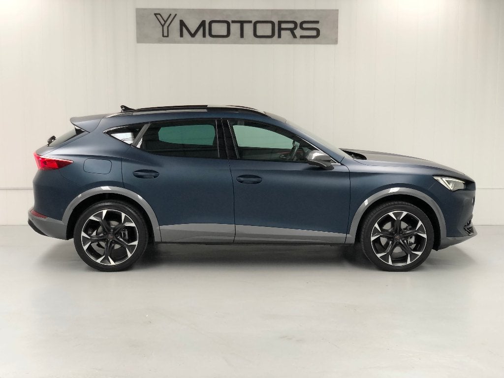 CUPRA FORMENTOR 1.5 TSI DSG COMPETITION BLEU PETROL MAT FULL, Cuir, Achat, Entreprise, Entretenue par le concessionnaire