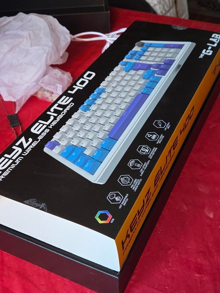 Keyz Elite 400, The G-Lab, Azerty, Comme neuf, Sans fil, The G-Lab