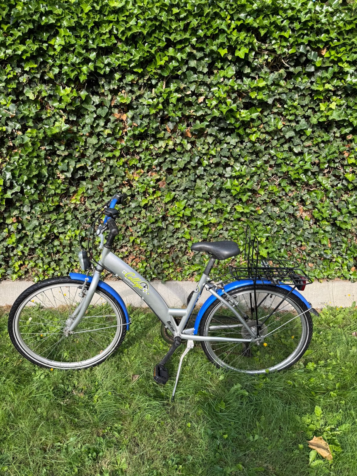 Meisjesfiets + fietsenrekje, Ophalen, Zo goed als nieuw