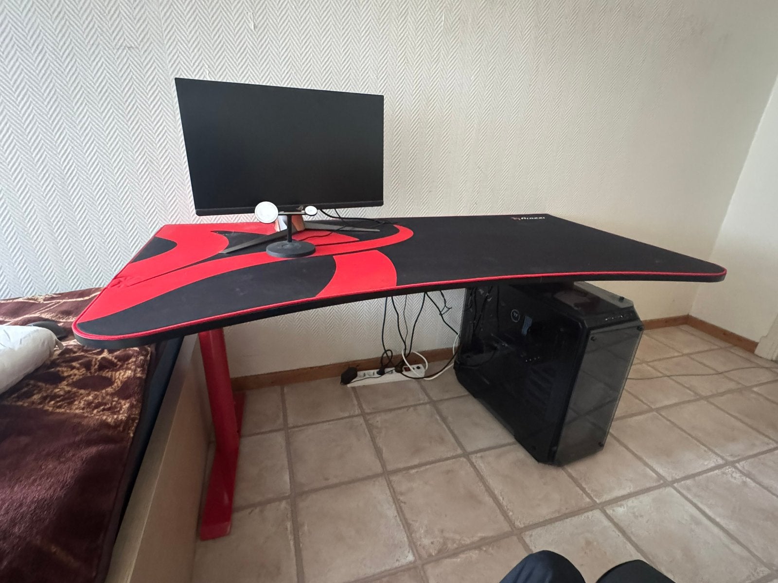 Grand bureau gaming Arizona, Autres marques, Bureau d'ordinateur, Métal, Utilisé