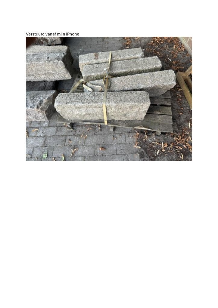 boordstenen, Ophalen, Gebruikt, Natuursteen, Minder dan 25 cm