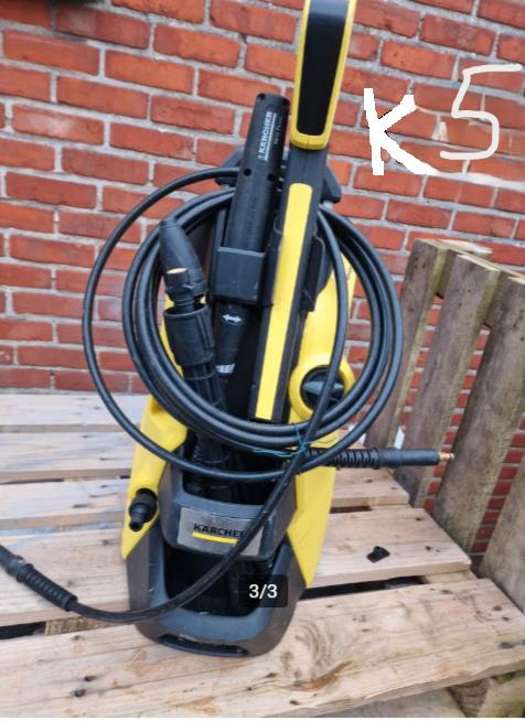 Hogedrukreiniger karcher k 5 power control/rioolrat, Ophalen, Gebruikt, Met regelbare waterdruk, KARCHER