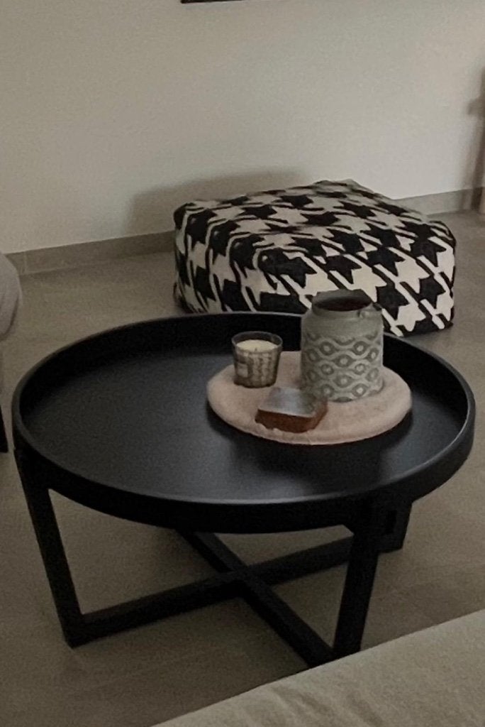 Salontafel, Rond, 50 à 100 cm, Comme neuf, Enlèvement