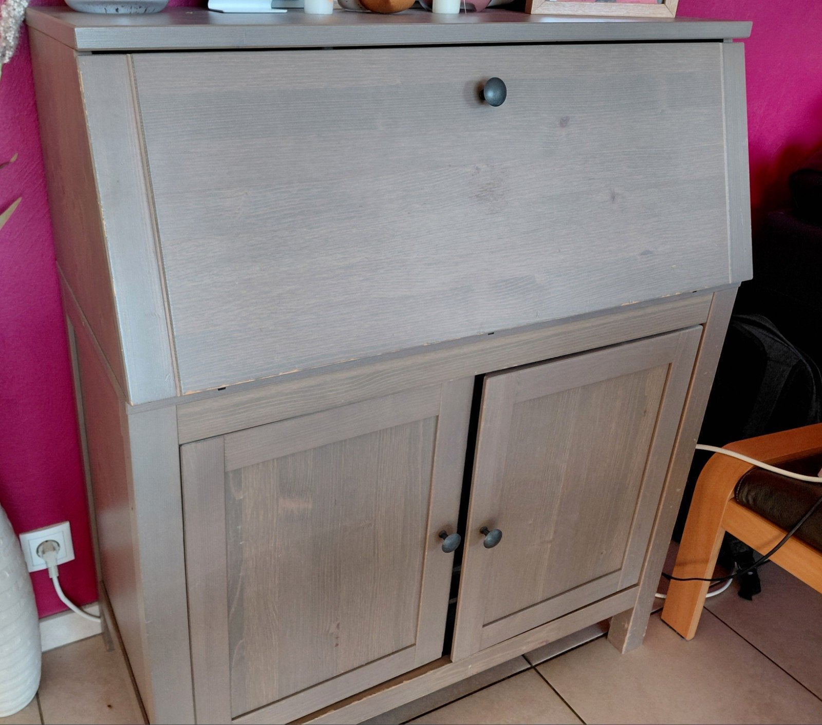 Secrétaire Ikea brun-gris, Enlèvement