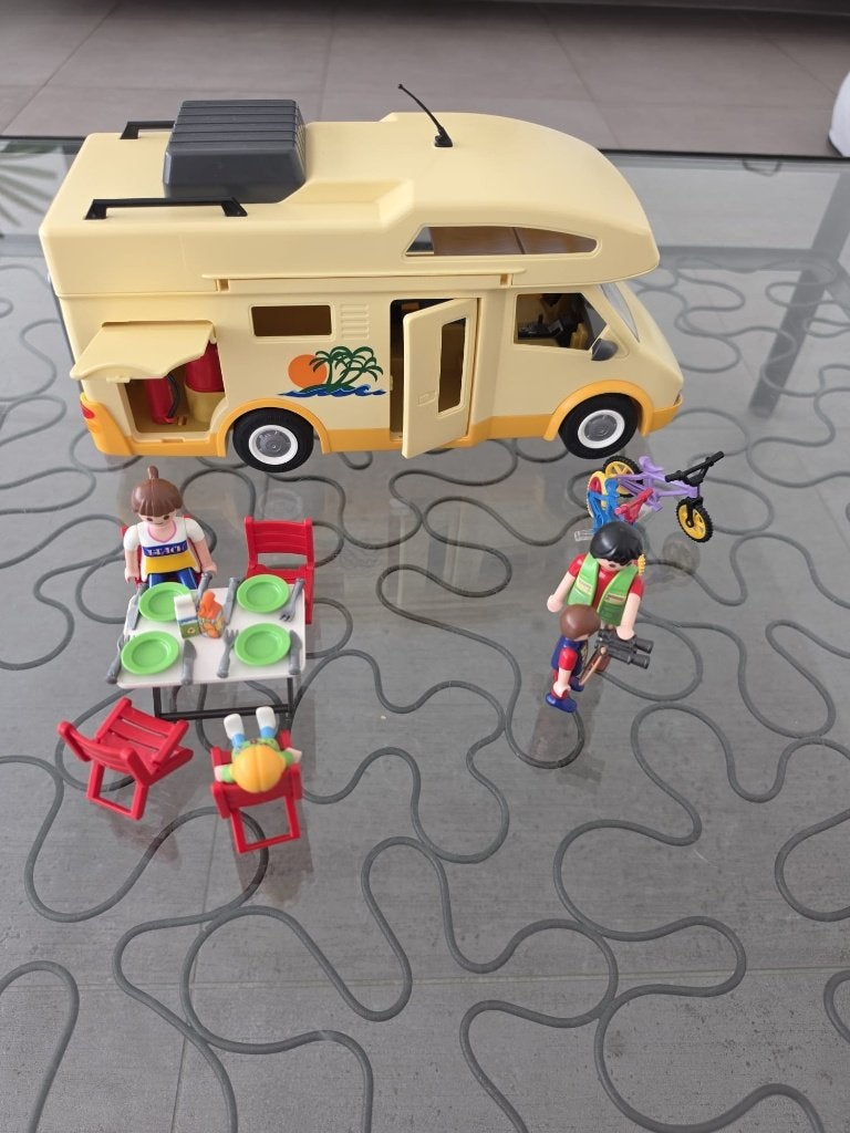 playmobiel - Mobilhome, Enfants & Bébés, Utilisé, Véhicule, City life, Kit complet