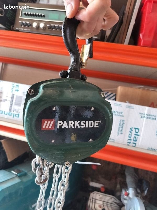 PALAN À CHAÎNE 1 TONNE, Enlèvement, Comme neuf, Autres types, Parkside