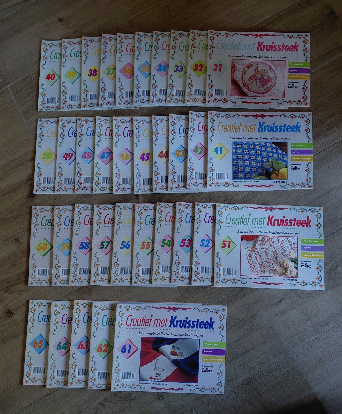 collectie tijdschriften Creatief met Kruissteek, Ophalen of Verzenden, Zo goed als nieuw, Handborduren, Patroon