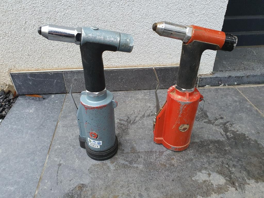 2 pistolets à riveter professionnels à air comprimé à air, Enlèvement, Comme neuf