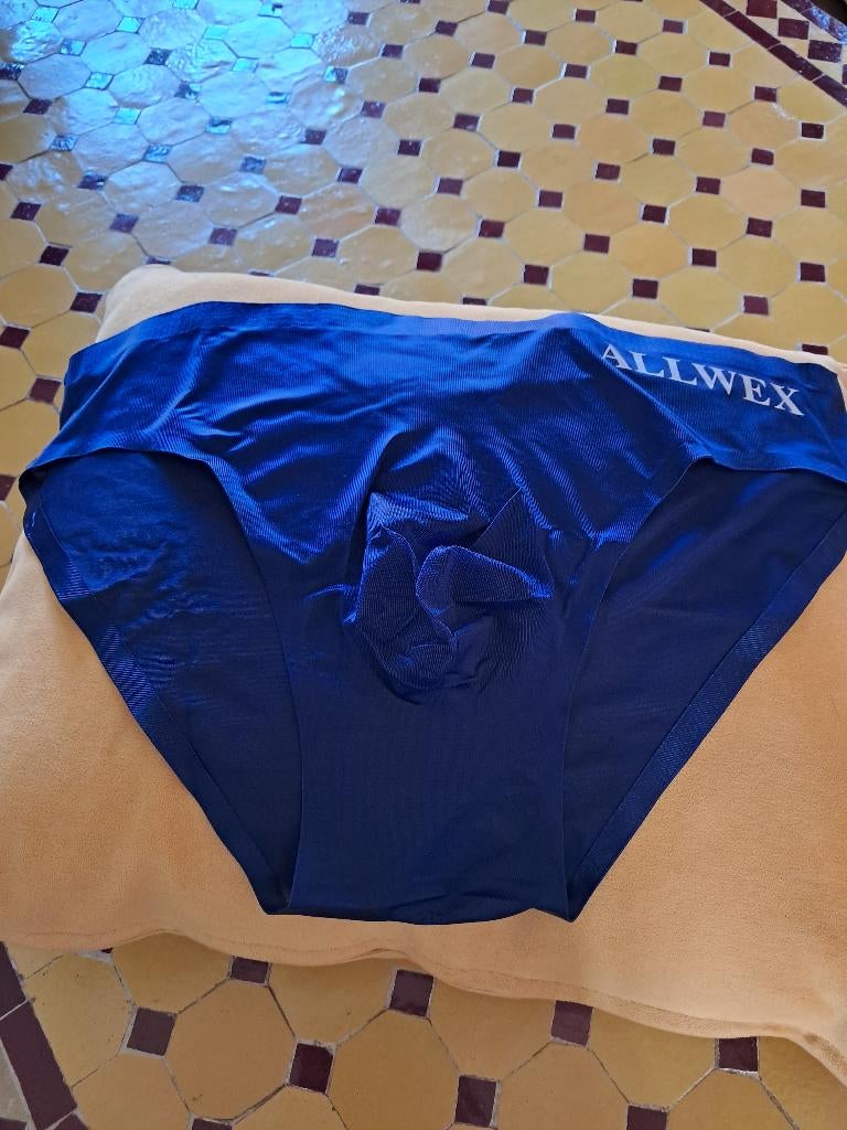 Superbe Mini Slip Bleu pour Homme Sexy Taille L, Ophalen, Blauw, Slip