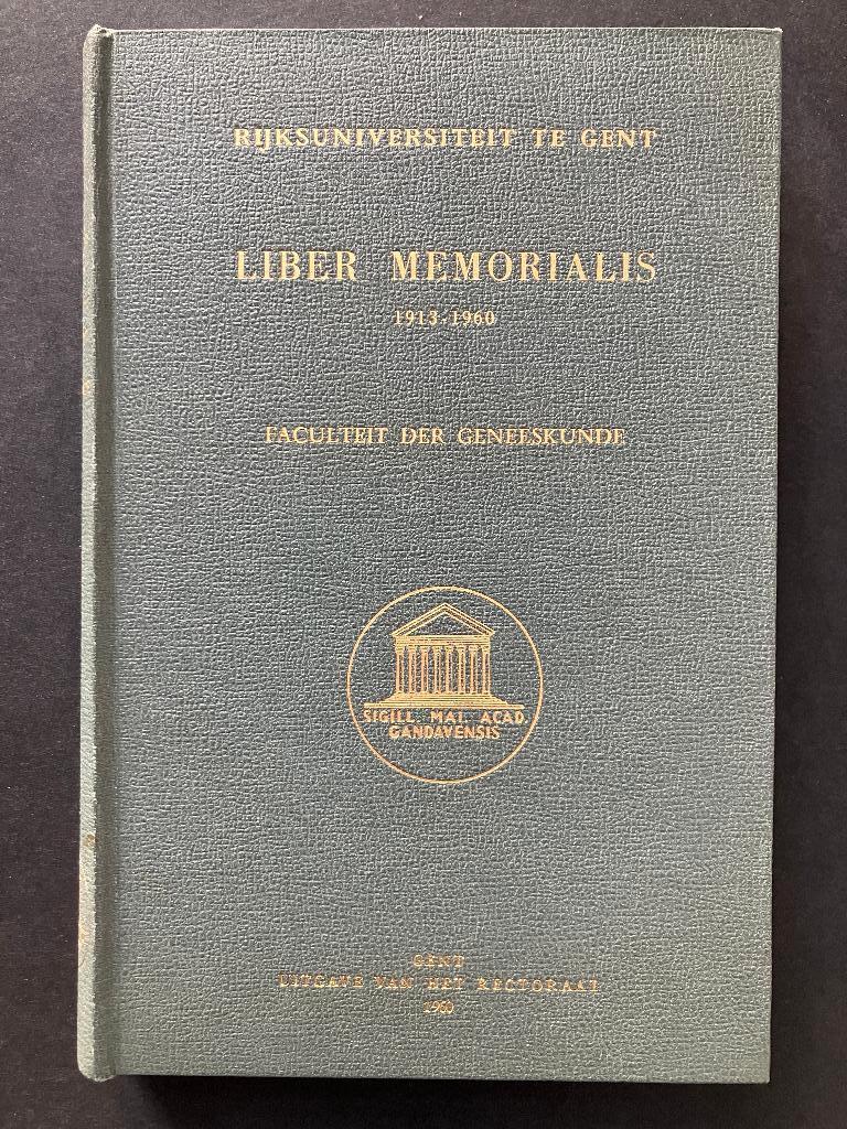 Liber Memorialis 1913-1960 Faculteit der Geneeskunde RUG, Enlèvement
