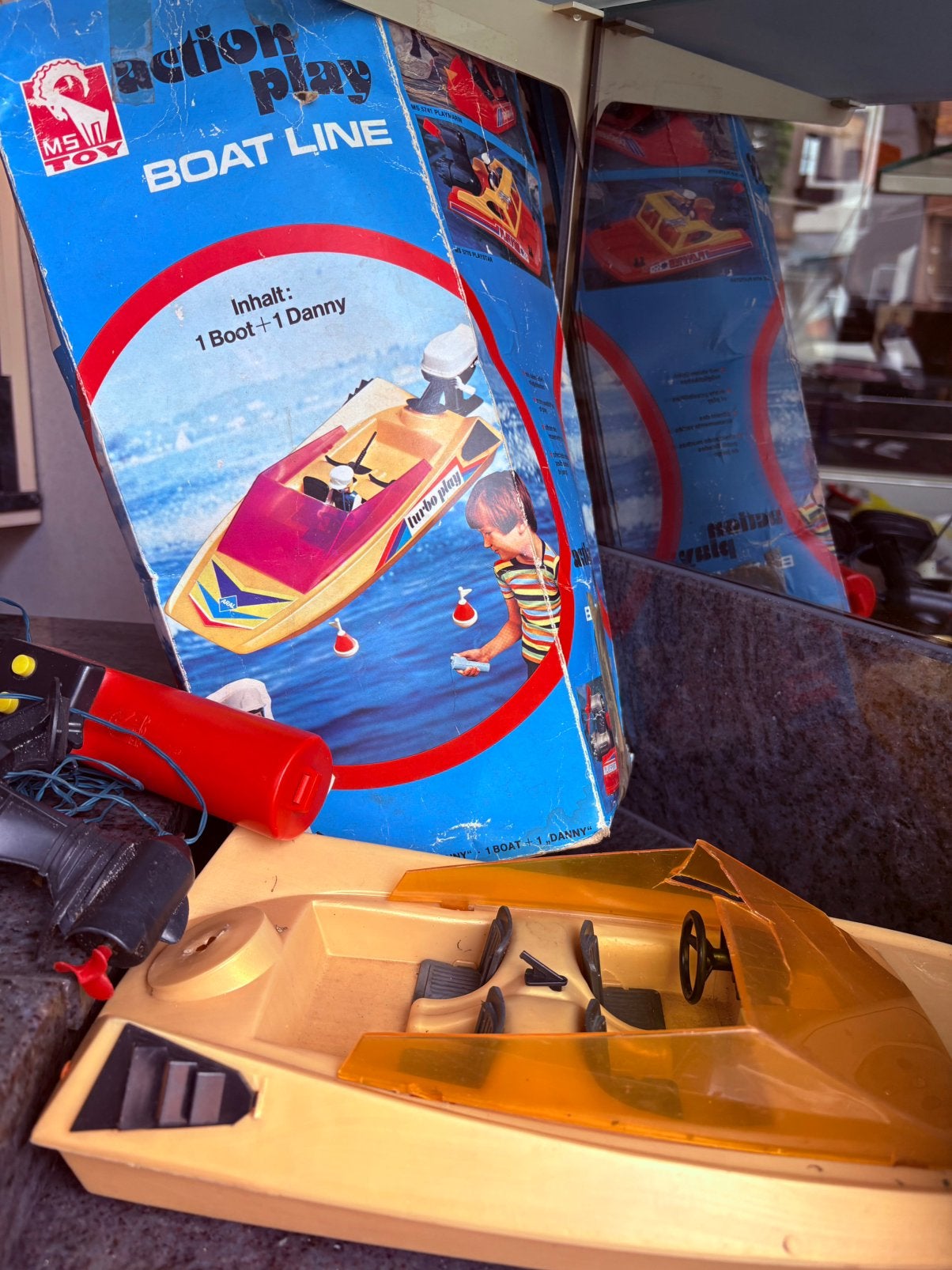 Bateau vintage pour figurines « Playmobil » (années 1970), Enlèvement ou Envoi, Utilisé