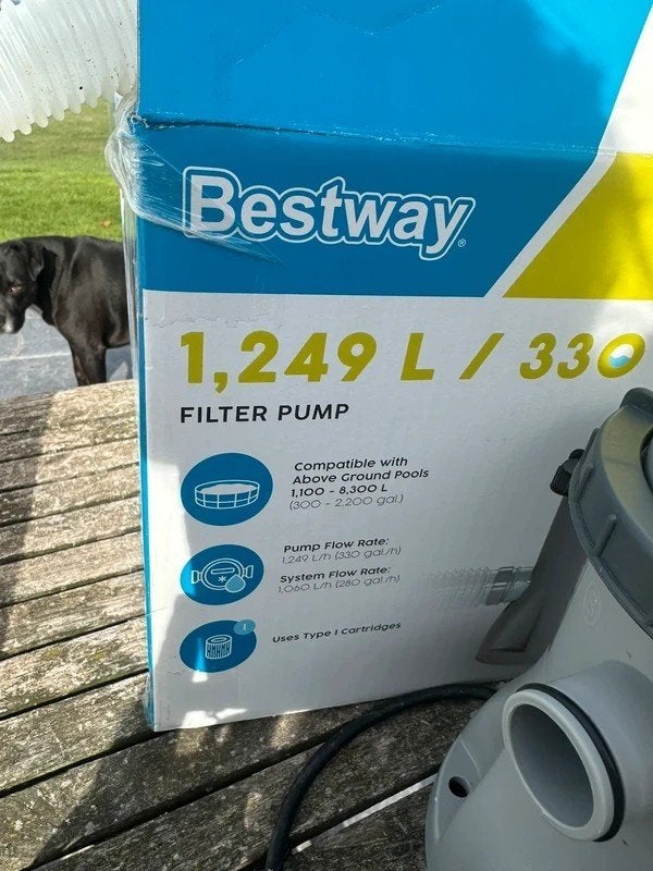 filterpomp bestway zwembad, Verzenden, Gebruikt, Zwembadpomp