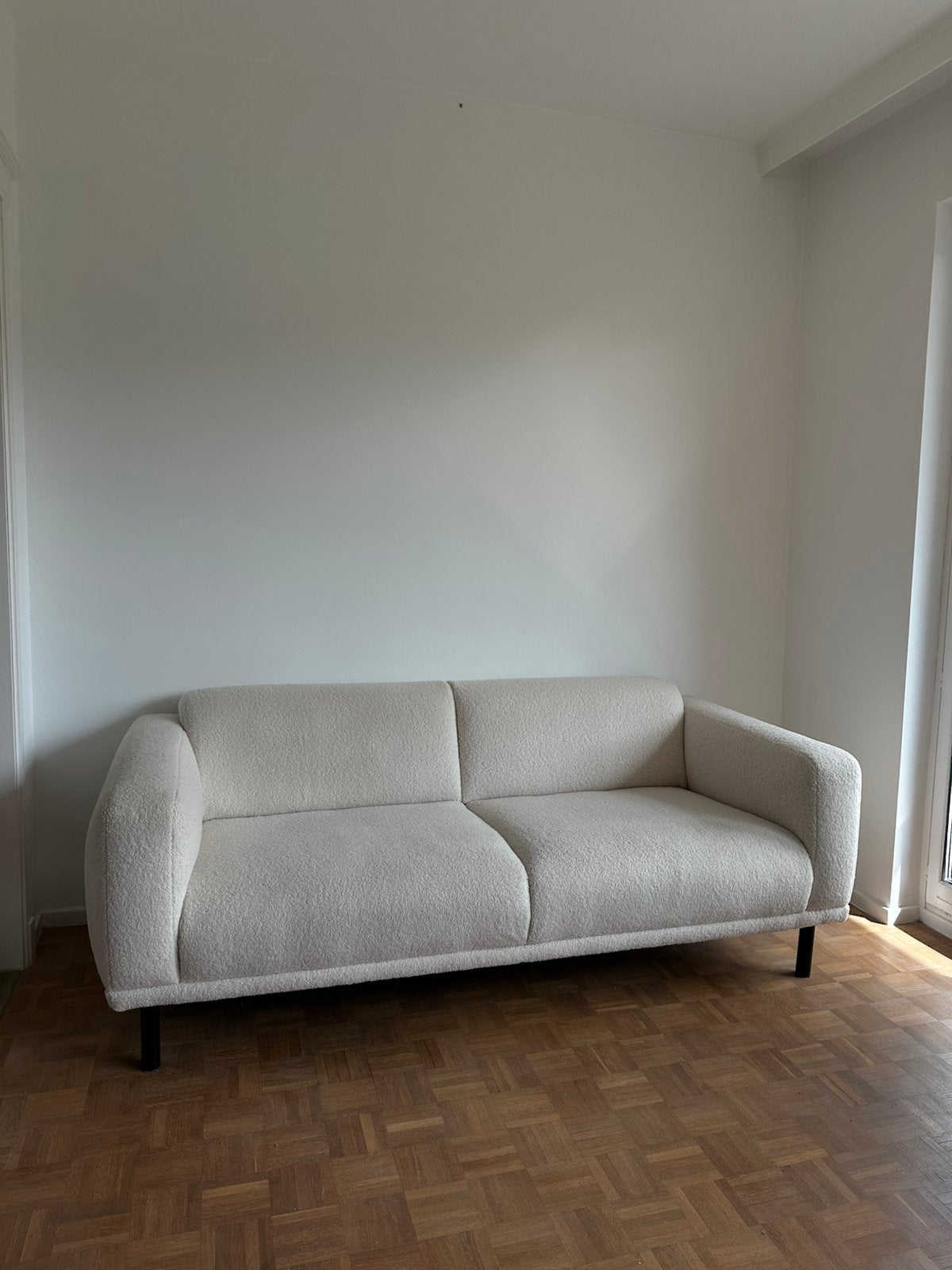 Beige zetel in perfecte staat, 150 à 200 cm, Comme neuf, Enlèvement, Modern