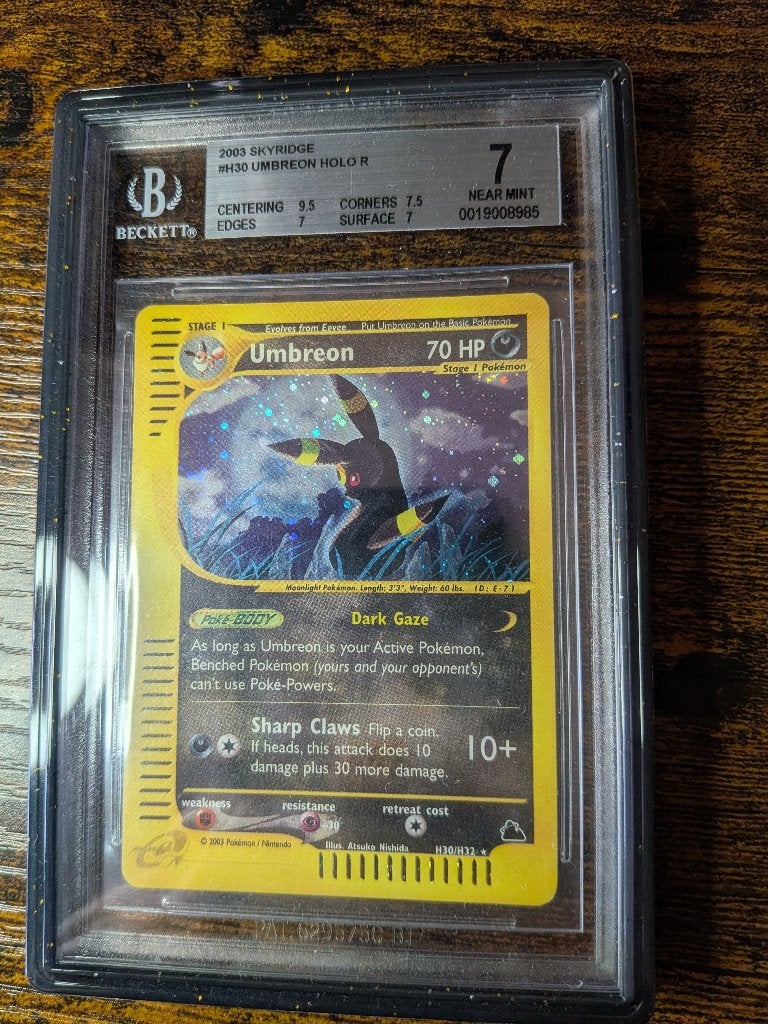 Umbreon Skyridge H30, Hobby en Vrije tijd, Ophalen of Verzenden