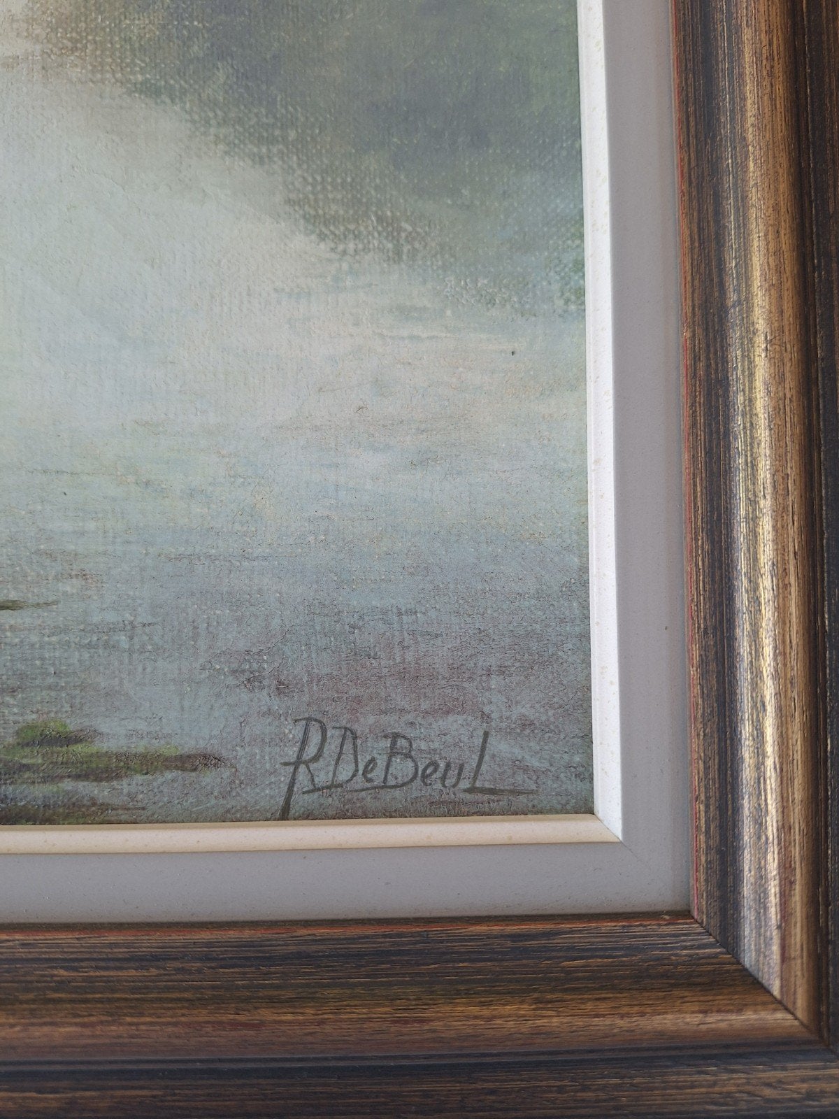 klassiek schilderij R. De Beul, Ophalen, Klassiek