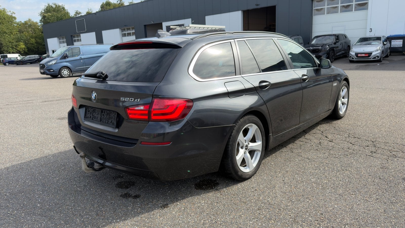 BMW 520d TOURING – 2.0 DIESEL – 163 PK – GARANTIE, Auto's, 1995 cc, Beige, 4 cilinders, Leder