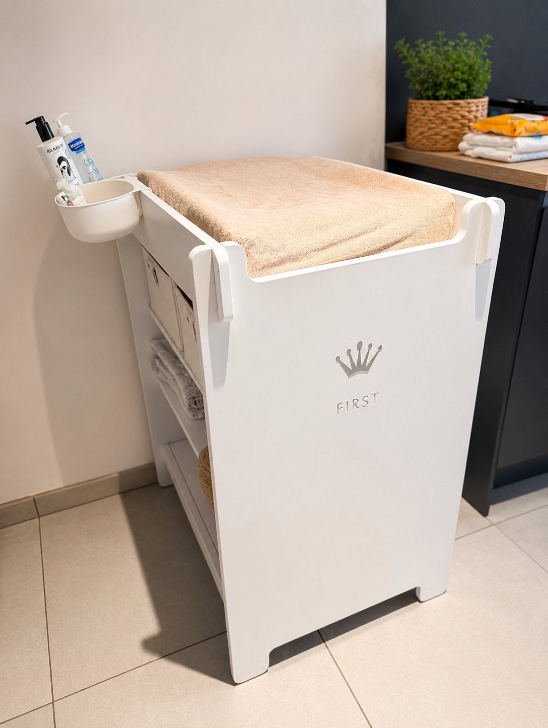First verschoontafel + accesoires, Kinderen en Baby's, Ophalen, Zo goed als nieuw