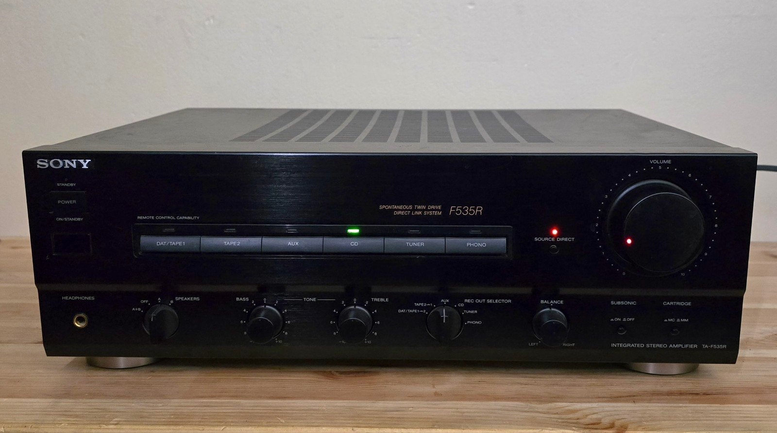 sony TA-F535R versterker, Ophalen of Verzenden, Zo goed als nieuw, Stereo, Sony