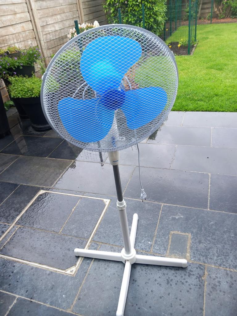 Staander ventilator, Ophalen