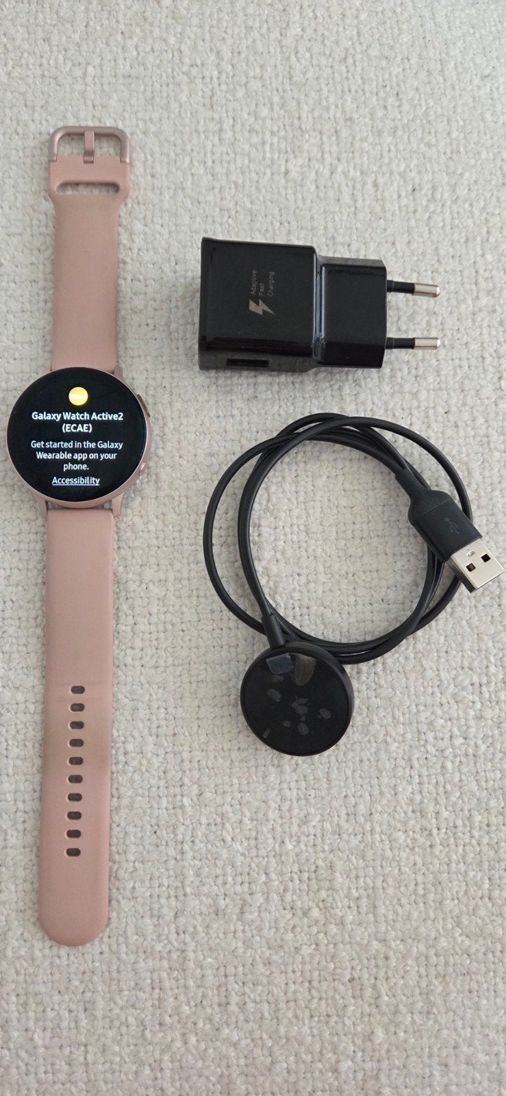 Samsung Galaxy Watch Active 2 + oplader, Ophalen of Verzenden