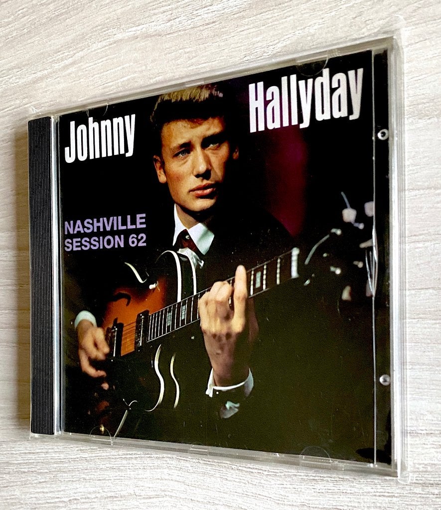 Johnny Hallyday - "NASHVILLE SESSIONS 62" / (CD Editie 1990), Ophalen of Verzenden, Zo goed als nieuw, Eerste persing, Album