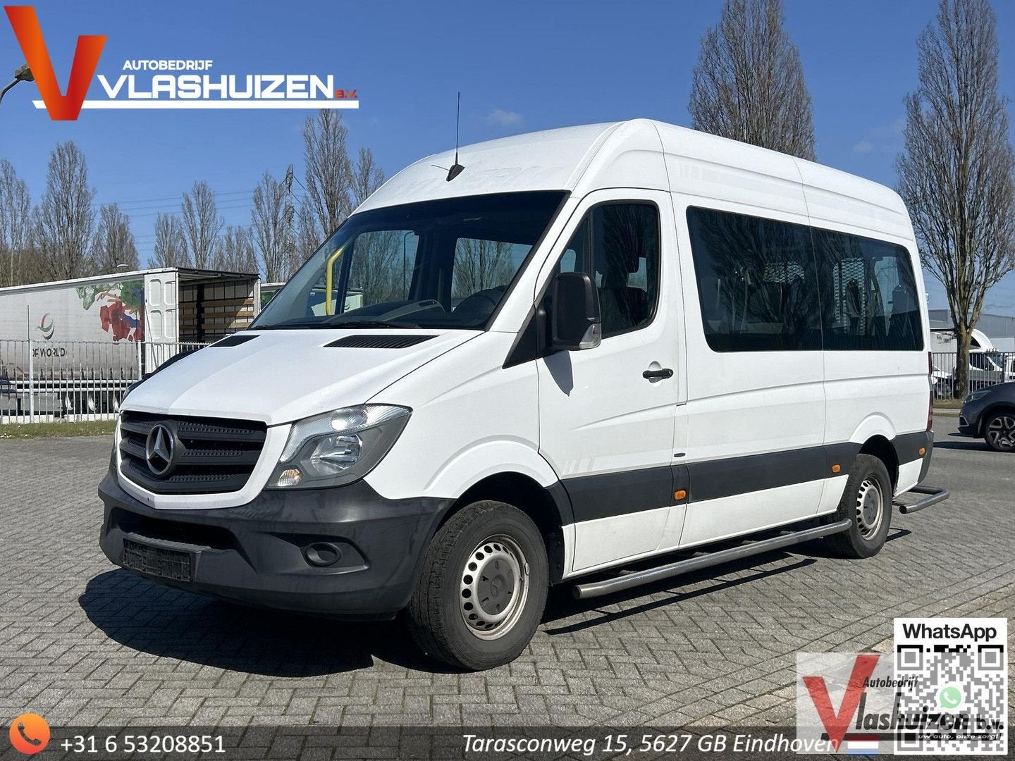 Mercedes-Benz Sprinter 313 2.2 BlueTEC 366 9P. | € 8.450,- N, Autos, Mercedes-Benz, Entreprise, Sprinter Combi, ABS, Airbags, Alarme