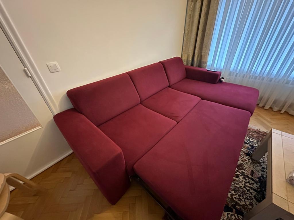 Zetel Slaapbank sofa meubels te koop, Huis en Inrichting, Zetels | Zetels, Ophalen, Stof, 250 tot 300 cm, 100 tot 125 cm