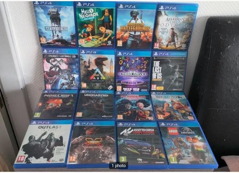 jeu playstation 4 voir description, Consoles de jeu & Jeux vidéo, Enlèvement, Comme neuf, Online